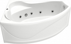 Bas Акриловая ванна Николь 170x100 L с гидромассажем – фотография-2